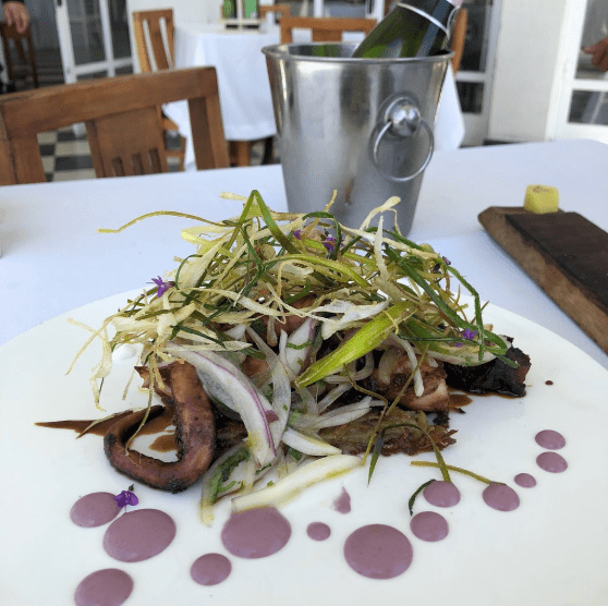 Octopus platter macerado casablanca